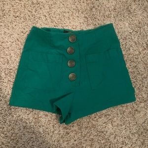 Forever 21 Green shorts!